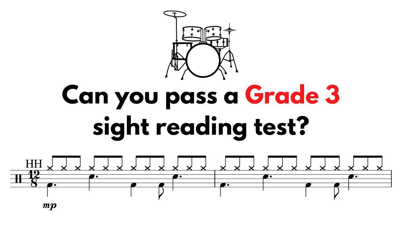 Can you pass a Grade 3 sight reading test?