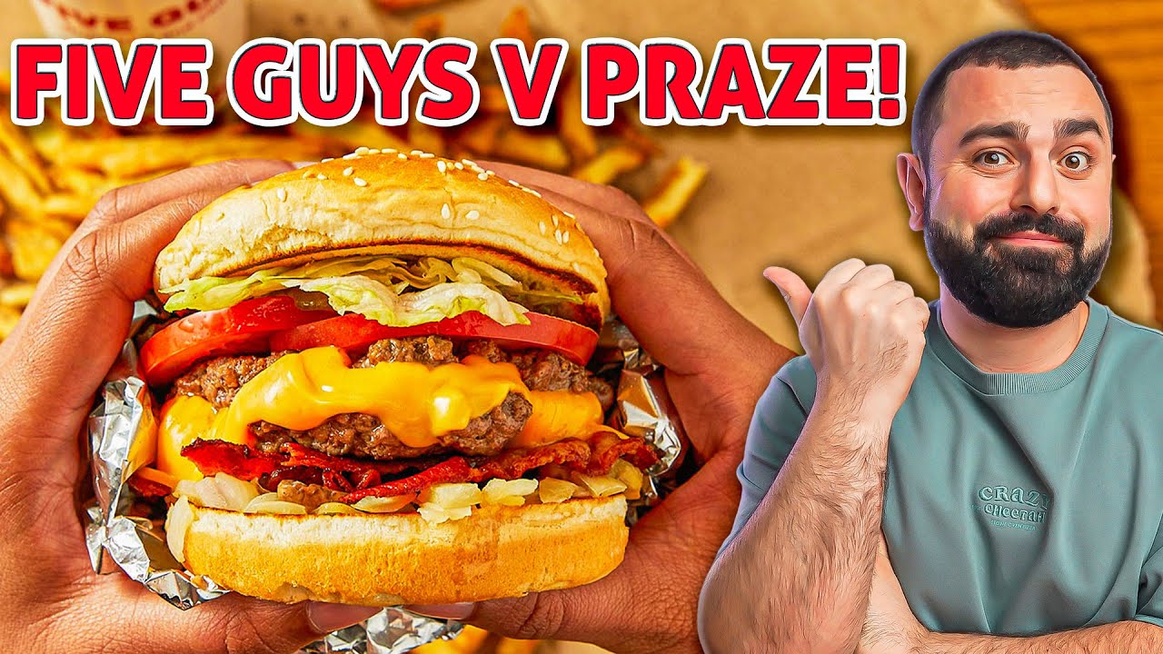 Slavný Americký Fast Food FIVE GUYS v Praze! Stojí vůbec za návštěvu?!