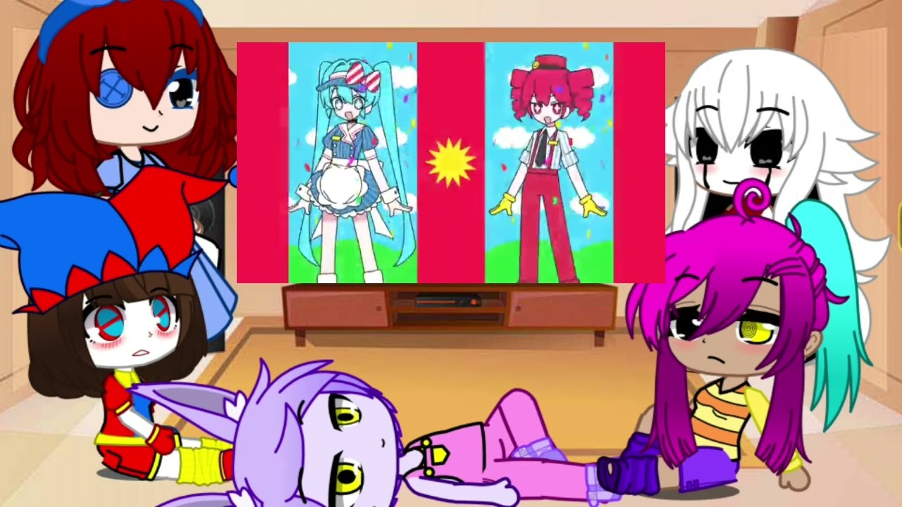 Digital Circus react to mesmerizer (my idea!)