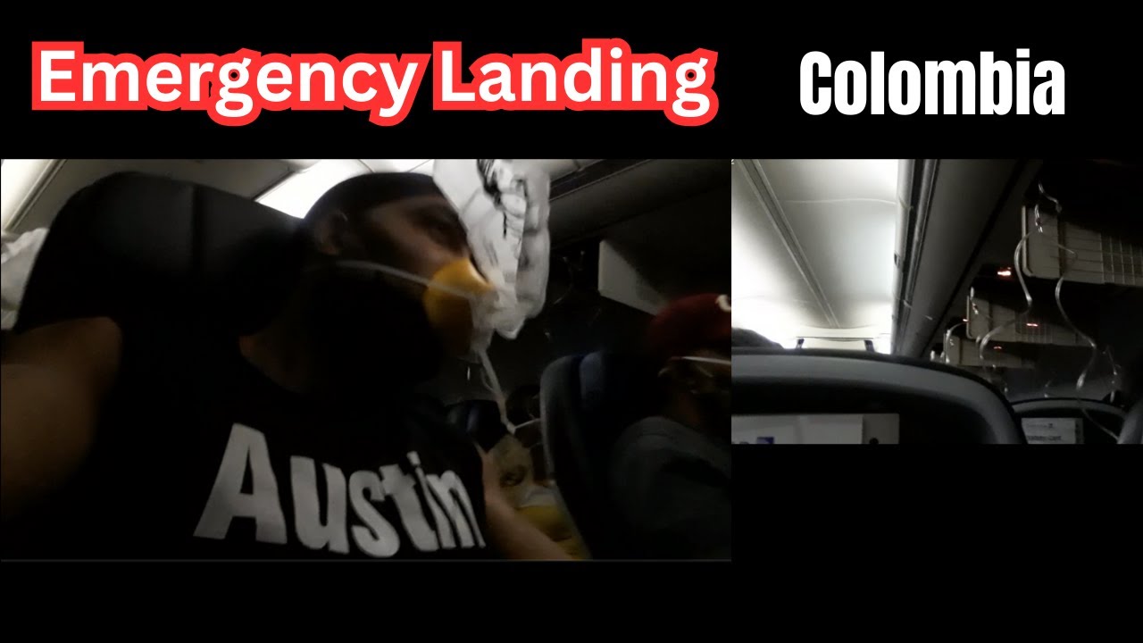 My Plane&rsquo;s Emergency Landing Leaving Colombia - Oxygen Masks Dropped