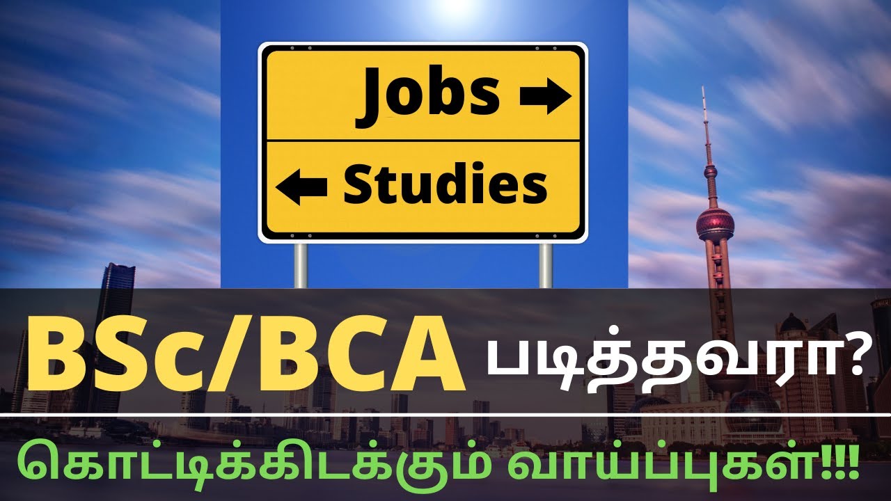 BSc BCA படித்த பிறகு என்ன செய்யலாம்? | Higher Education or Jobs? | Salary | எதிர்கால வாய்ப்புக்கள்