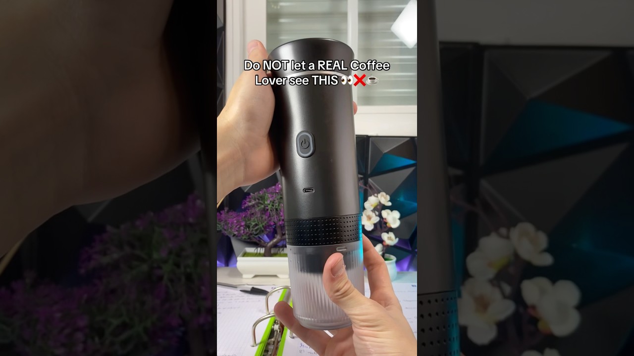 I finally found the portable coffee maker 🤩☺️ #coffeetiktok #coffee #coffeemaker