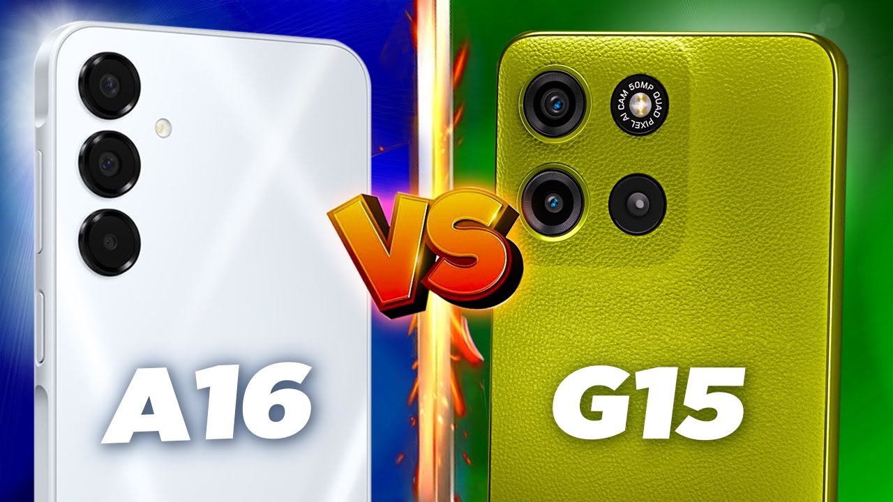 Samsung Galaxy A16 vs Motorola Moto G15 | Comparativo Completo