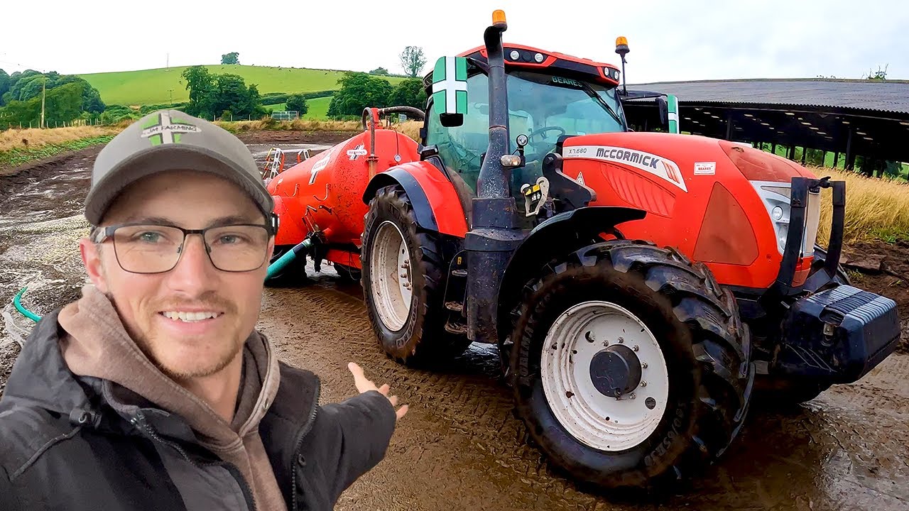 Tanking Some THICK Slurry! | F1 Style Wheel Change!