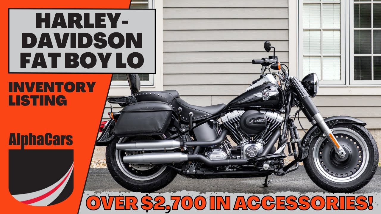 Tour This Customized 2016 Harley-Davidson Soft Tail Fat Boy Lo!