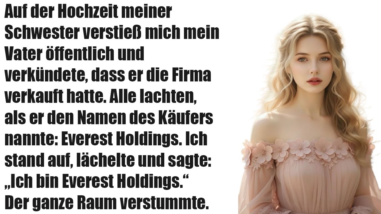 Auf der Hochzeit meiner Schwester sagte mein Vater: „Du wirst nichts besitzen.