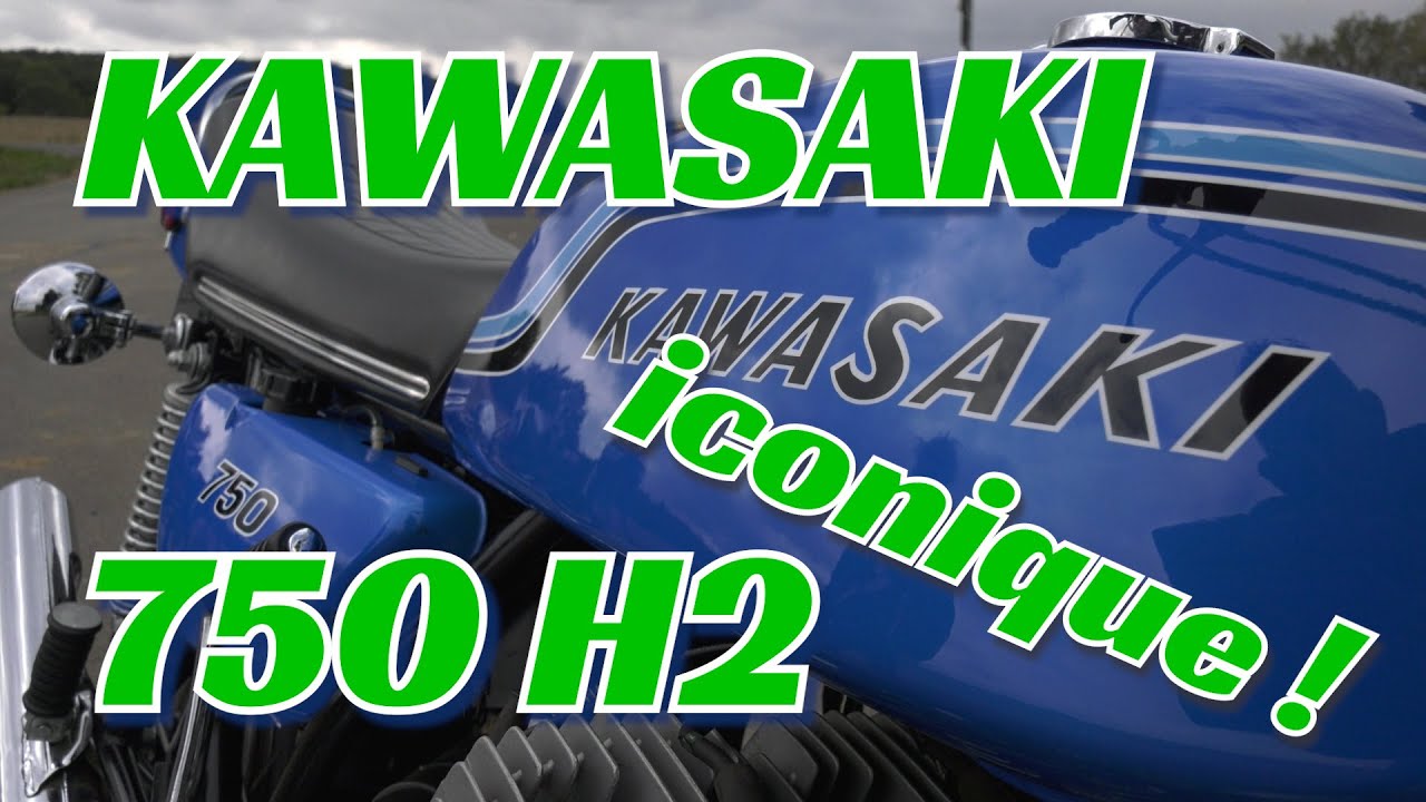 la KAWASAKI 750 H2 1973 de Christian, une moto iconique ! #kawasaki #750H2 #2temps