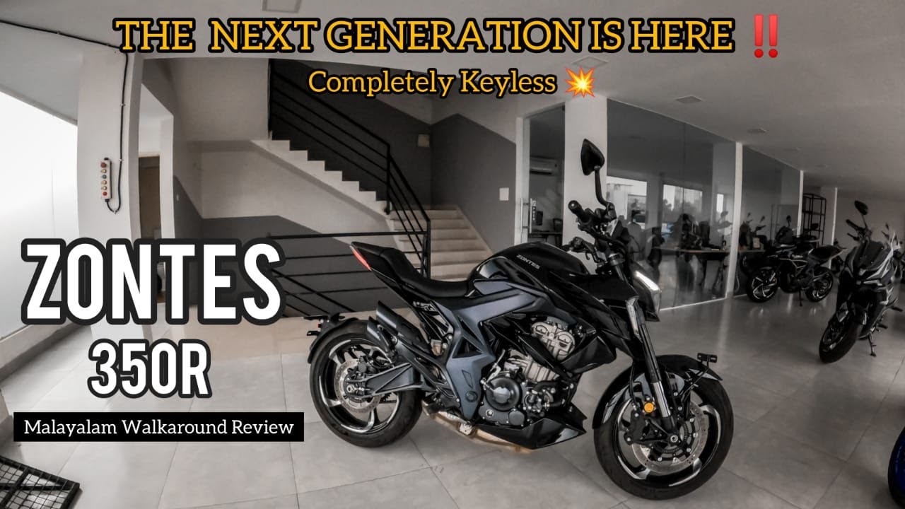 Zontes 350R Walkaround Review in Malayalam | The Next Generation is here ‼️