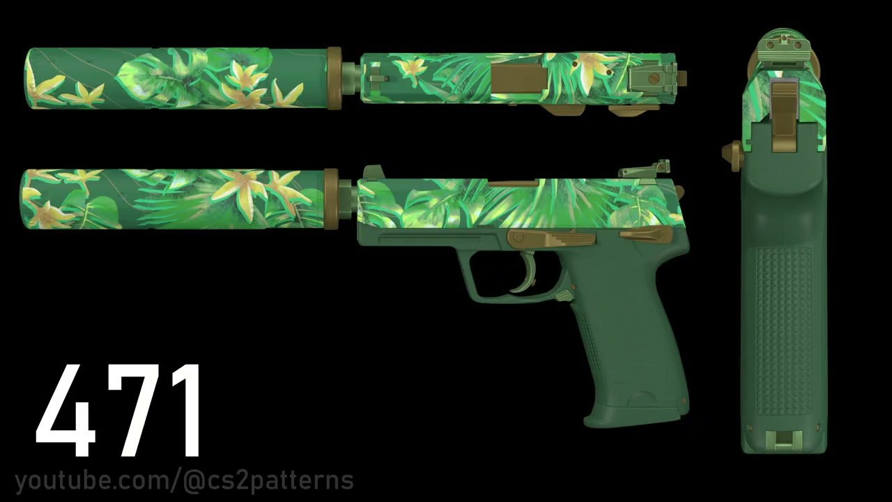 USP-S | Tropical Breeze - ALL 1000 PATTERNS CS2