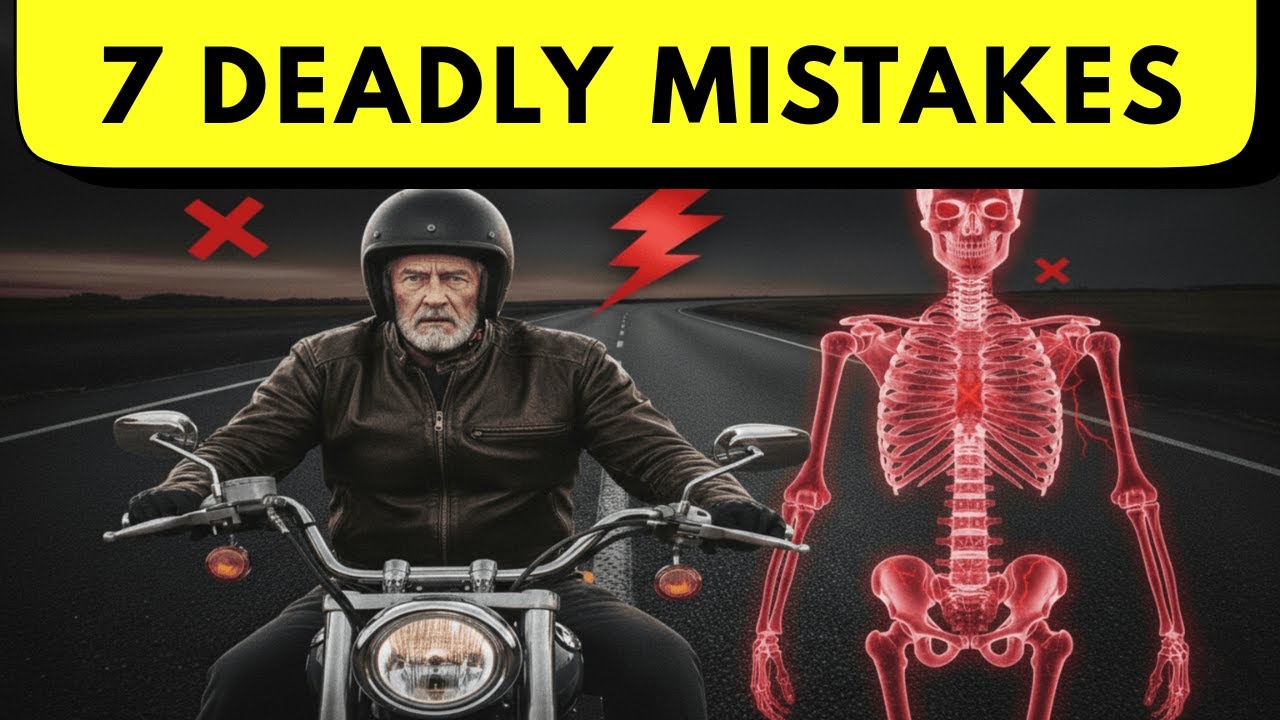 7 смертельных ошибок при езде на мотоцикле, которых необходимо избегать водителям старше 50 лет