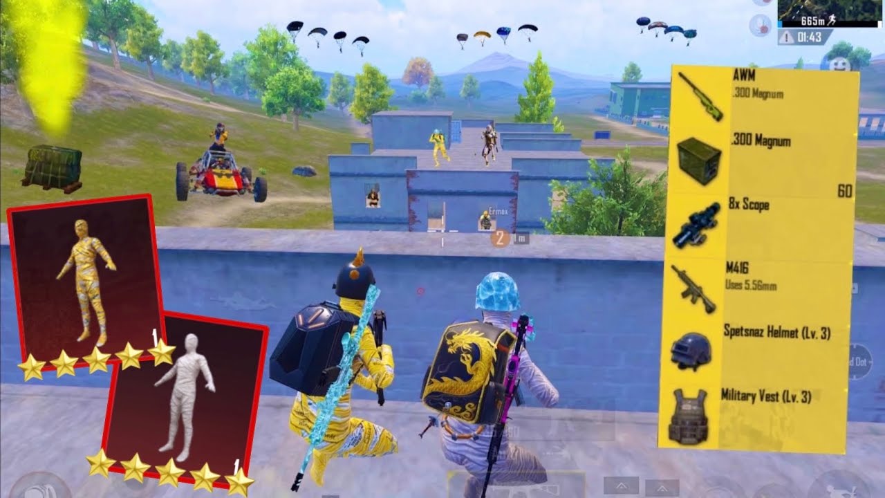 MY BEST SQUAD WIPE GAMEPLAY with DUBLE MUMMY SET🔥PUBG Mobile