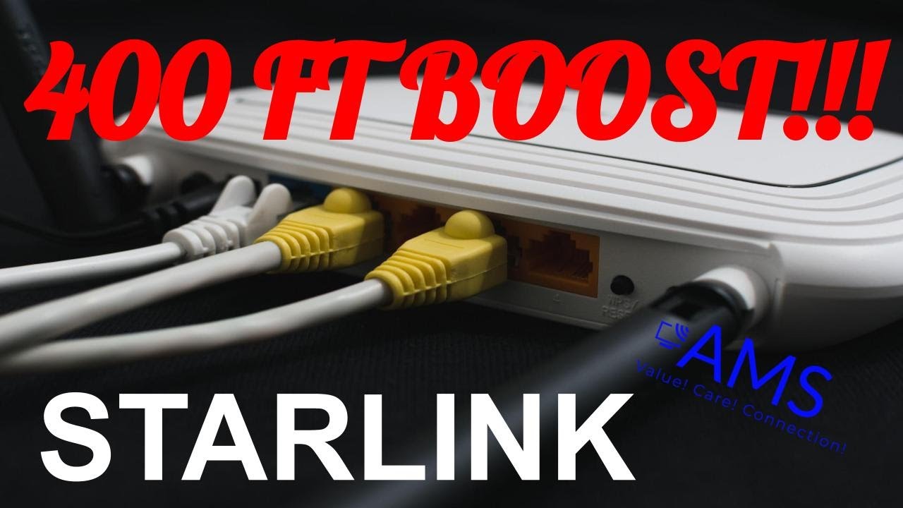 Усиление сигнала Starlink WI-FI! Радиус действия 400 футов при использовании Ubiquity M2 с сущест...
