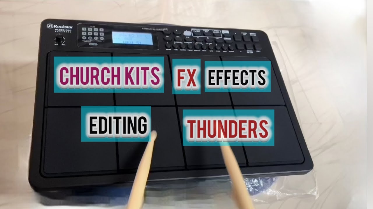 Thunders Effects Fx Kit Tone Numbers Editing #rockstarpad #rockstar20pro