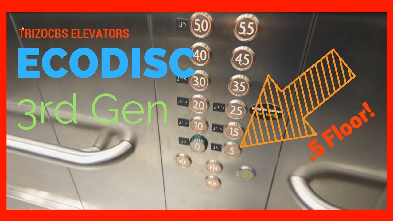 .5 - floor!? KONE EcoDisc 3RD GEN, but with weird floor numbering - Trizocbs