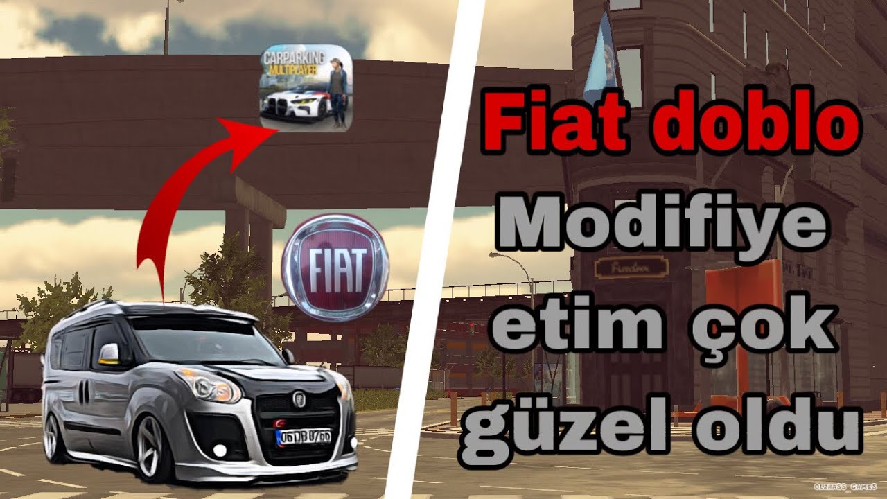 Fiat doblo modifiye etim çok güzel oldu (car Parking mulplayer da)