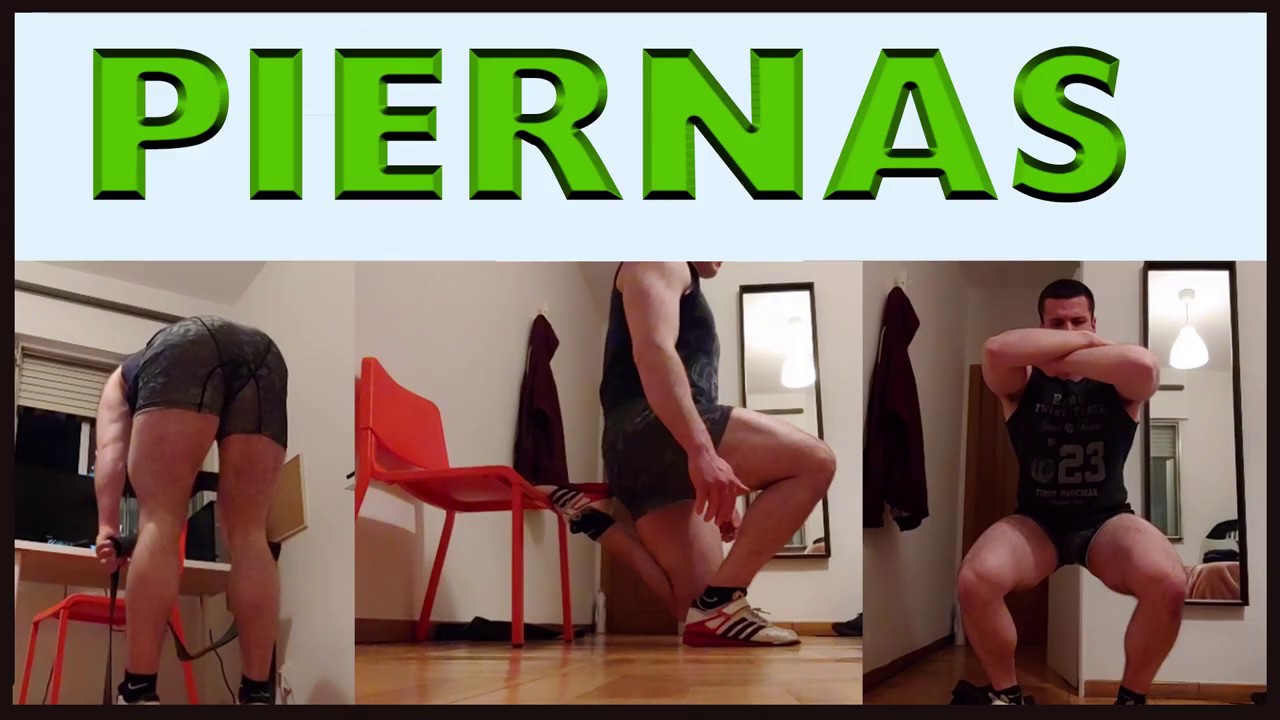 Entrenamiento de TREN INFERIOR en CASA | con Peso corporal y Bandas de resistencia