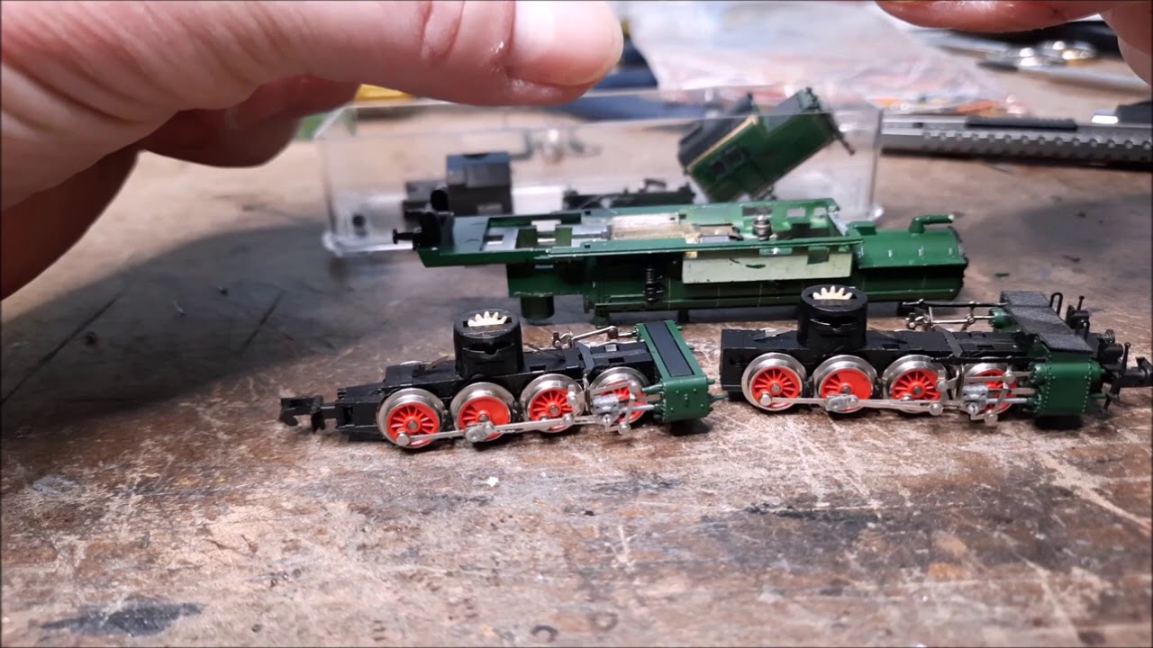 Modelleisenbahn,BR 96 von Arnold Digitalisieren und Probefahrt