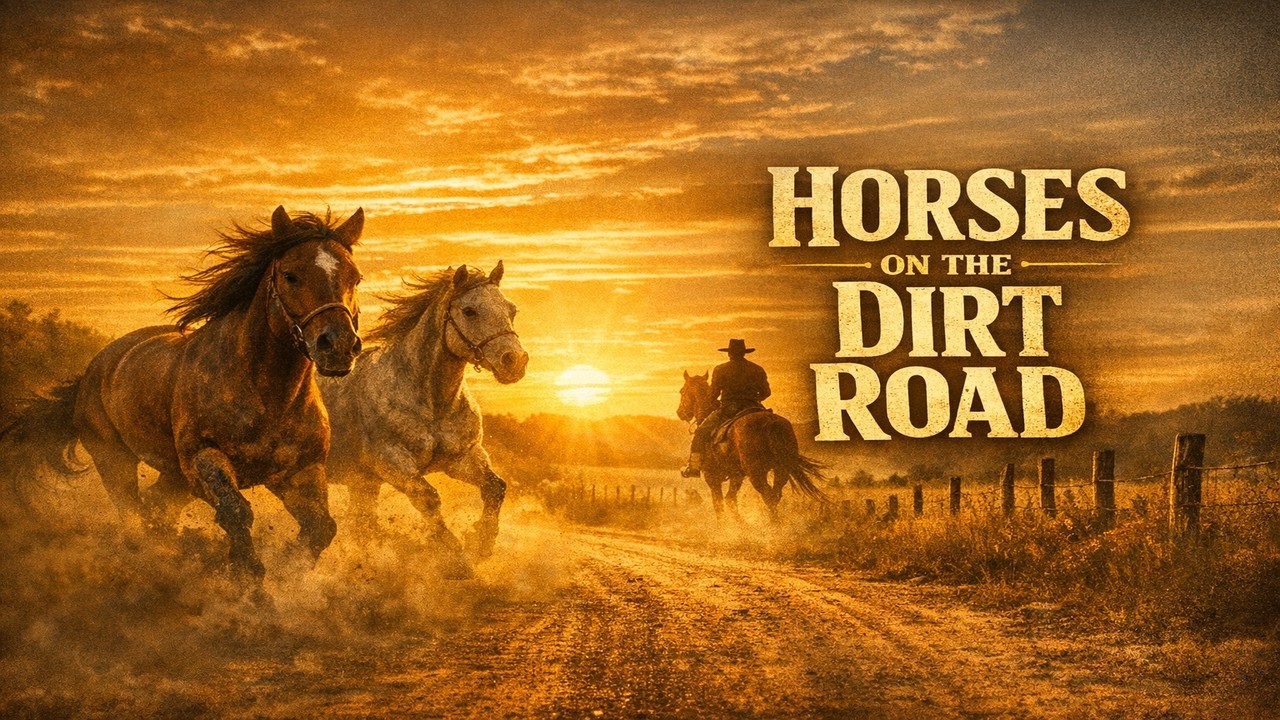 Horses On The Dirt Road
