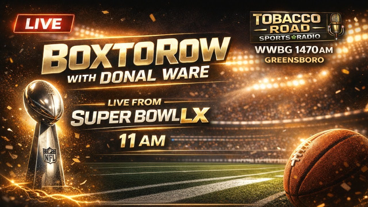 BoxToRow with Donal Ware - LIVE from Super Bowl LX - Sat Feb 7th 2026