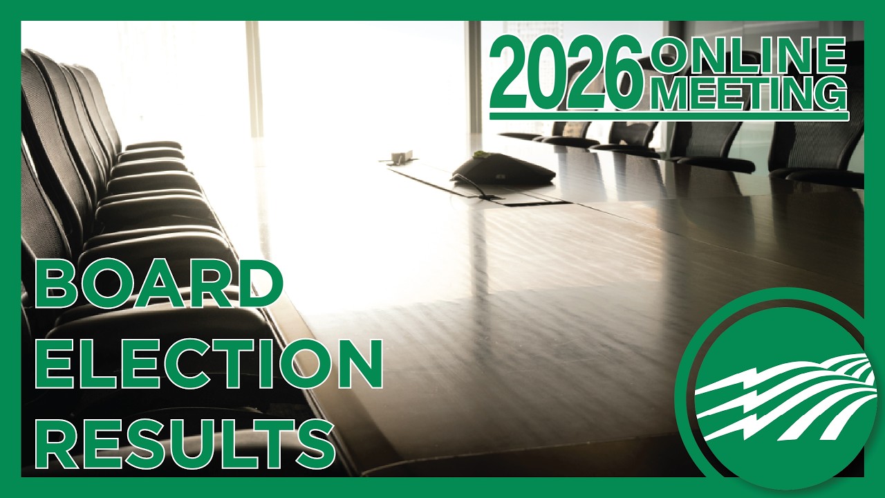 Board of Directors Election Results - 2026 Online Meeting