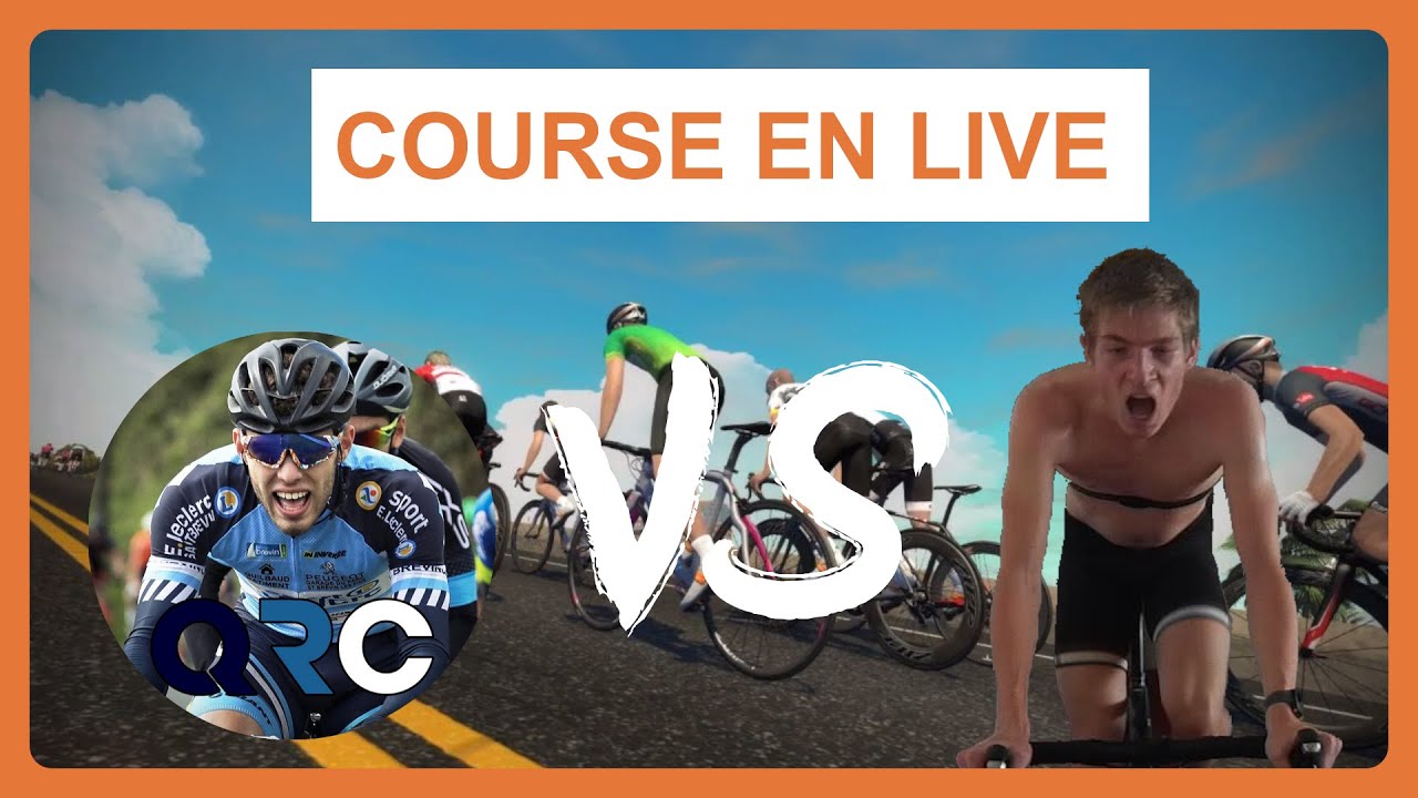 On défie QUENTIN RUEL CYCLING ! COURSE ZWIFT | Cat A
