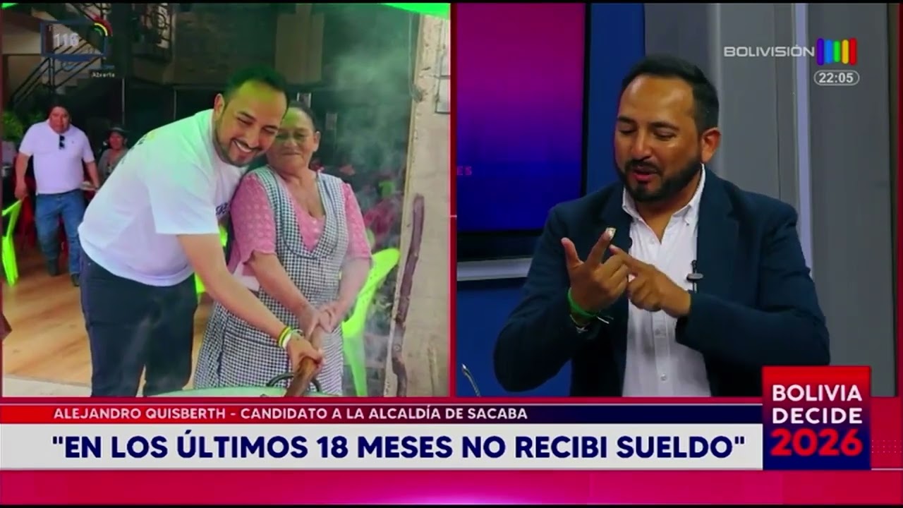 Hoy conoceremos a Alejandro Quisberth, candidato a la Alcaldía de Sacaba - Cochabamba.