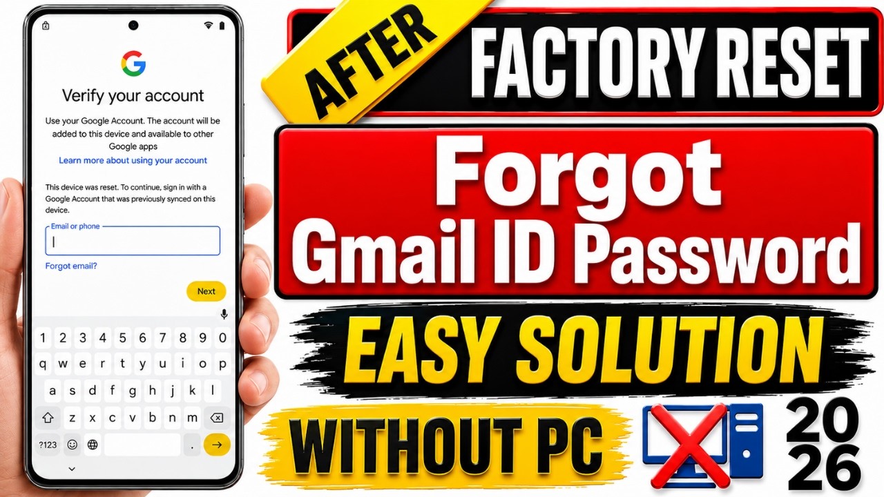 🔥 How To Skip Google Verification After Reset Samsung | Skip Gmail FRP Lock | No PC New Trick 2026 ✅