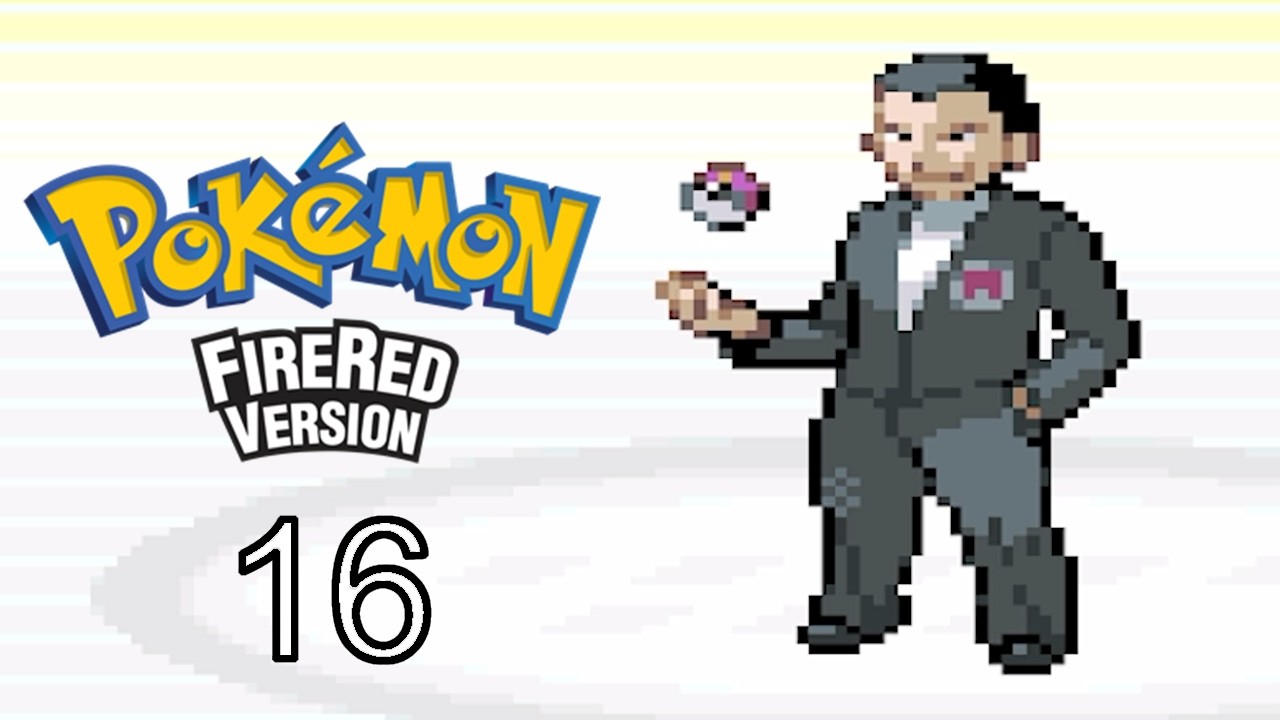 Pokémon Fire Red - Enfrentando o manda chuva! [16]