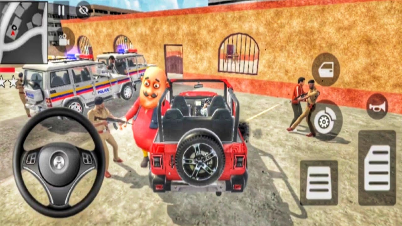 Indian Theft Auto Funny Police Chase | Motu Escape Mission | Android Gameplay
