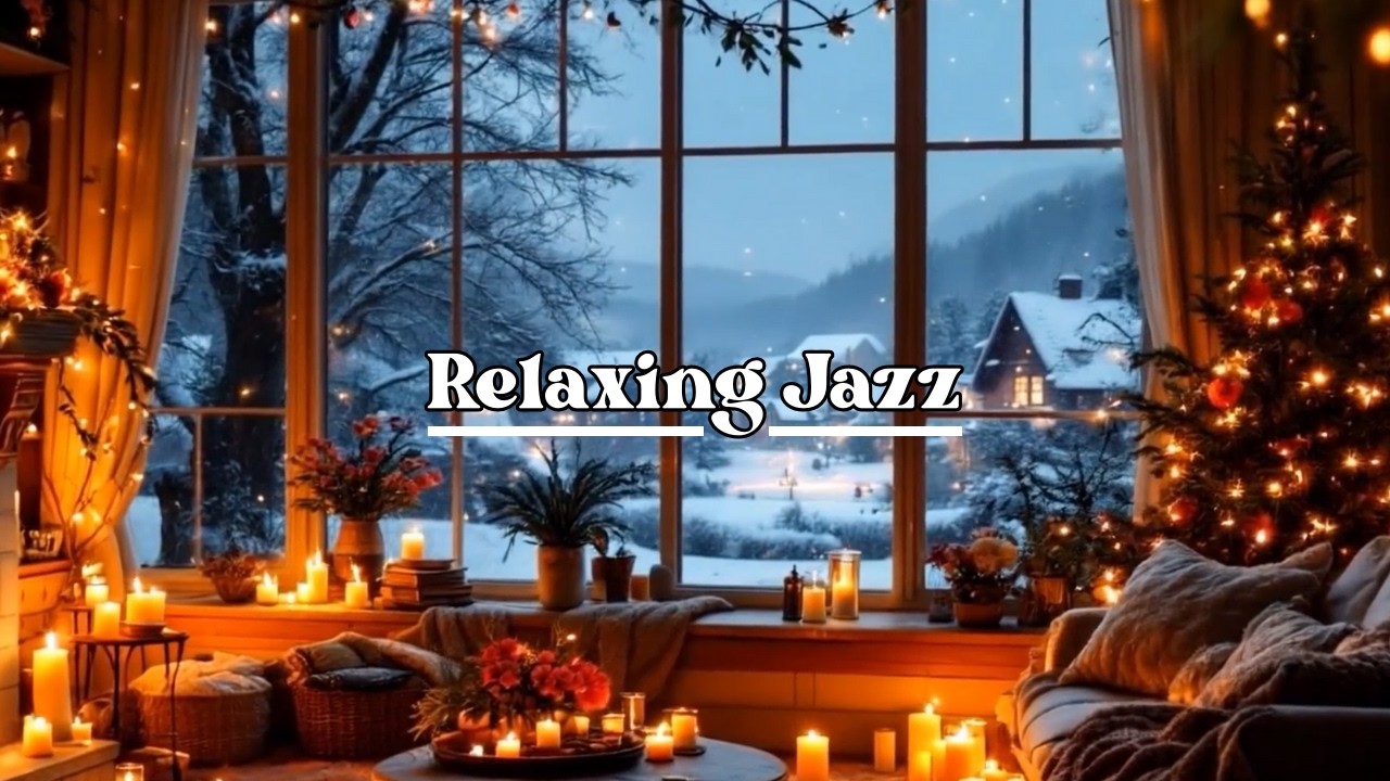 Candlelit Jazz 🕯️Warm, Cozy Evening Atmosphere