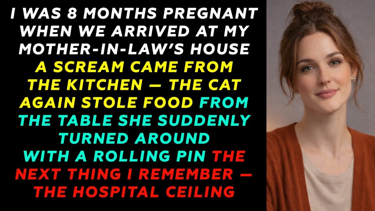 I was eight months pregnant when we arrived at my mother-in-law’s house. A scream came from the ...