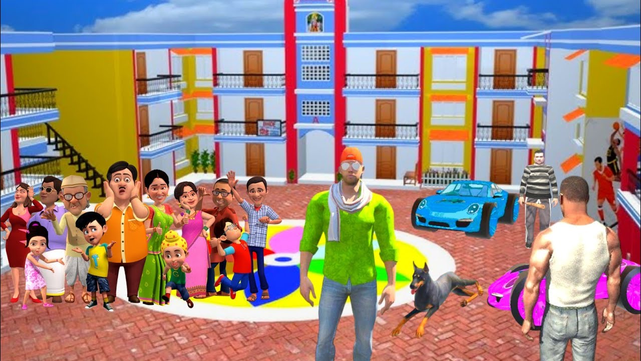 😍 Franklin Visit Tarak Mehta Ka Ulte Chasma 🤩Gokuldham Society 🤯 | Indian Theft Auto 💥😍