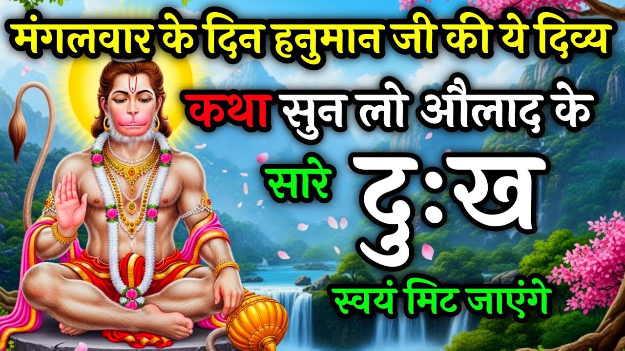 मंगलवार के दिन हनुमान जी की दिव्य कथा सुनने से औलाद के सारे दुःख स्वयं मिट जाएगे | Mangalwar katha