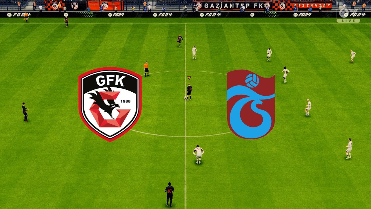 GAZİANTEP FK - TRABZONSPOR 15. HAFTA EA FC 24 / SÜPER LİG 2023-2024 SEZONU