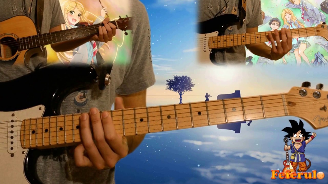 「Hikaru Nara」- Shigatsu wa Kimi no Uso OP【+TABS】by Fefe!