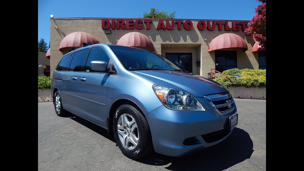 2005 Honda Odyssey EX-L with Navigation and DVD walk around video review!