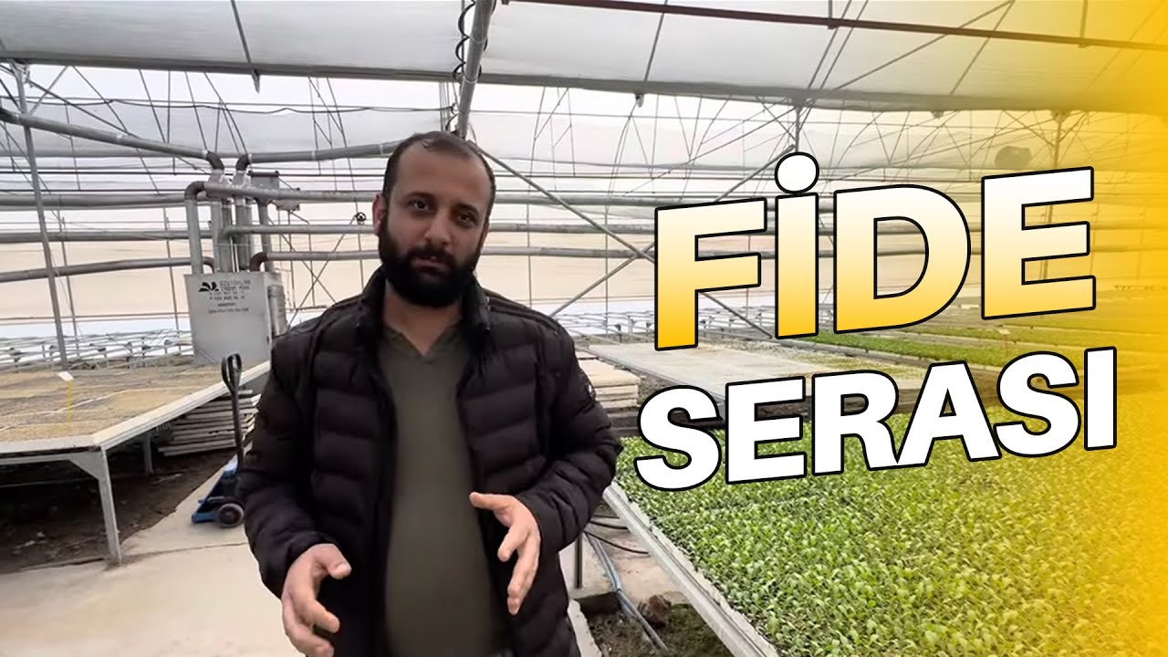 İKİ GENÇ MÜHENDİS - FİDE ÜRETİM SERASI