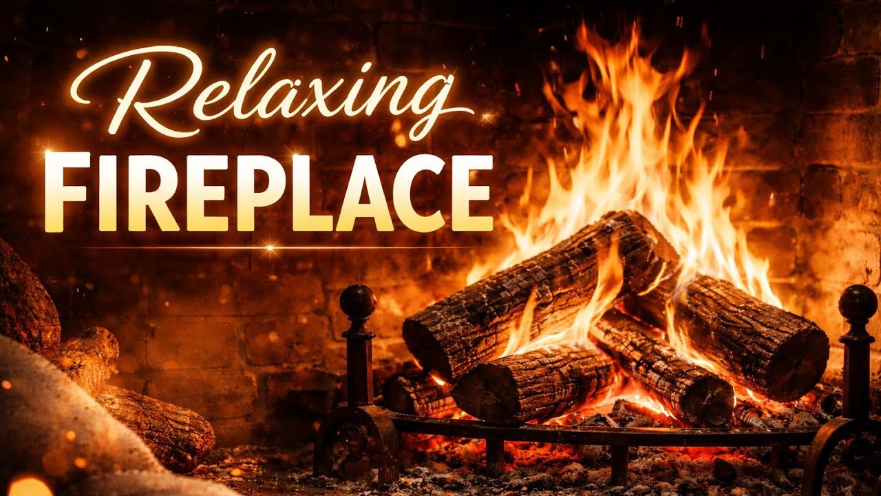 Relaxing Fireplace Crackling Sound 🔥 | Real Fire Sound for Sleep, Relax & Study
