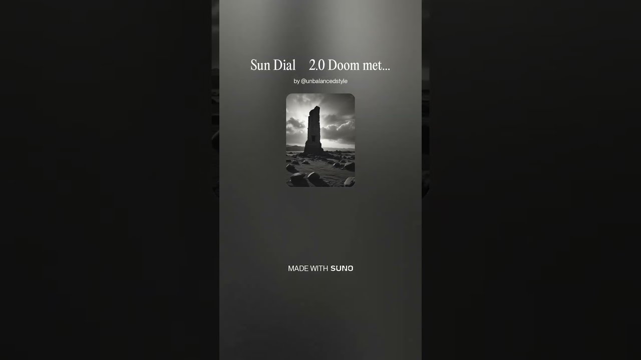 Sun Dial 2 0 Doom metal Edit 1 low db in most parts test for youtube