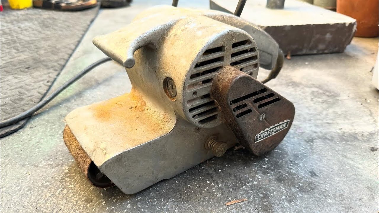 Vintage Craftsman Belt Sander Restoration. Model 315.22420