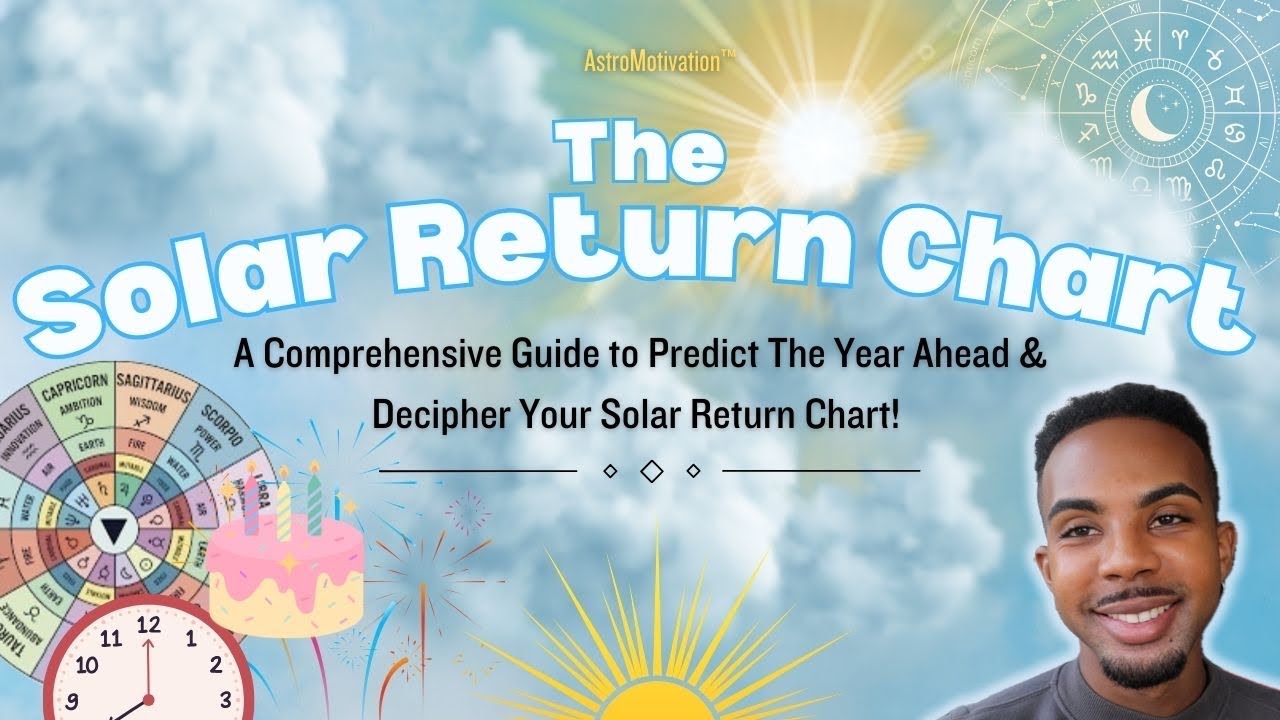 Your Solar Return Chart! ☀️🎂| How to Predict The Year Ahead & Read Your Chart! ⏰✨ #astrology