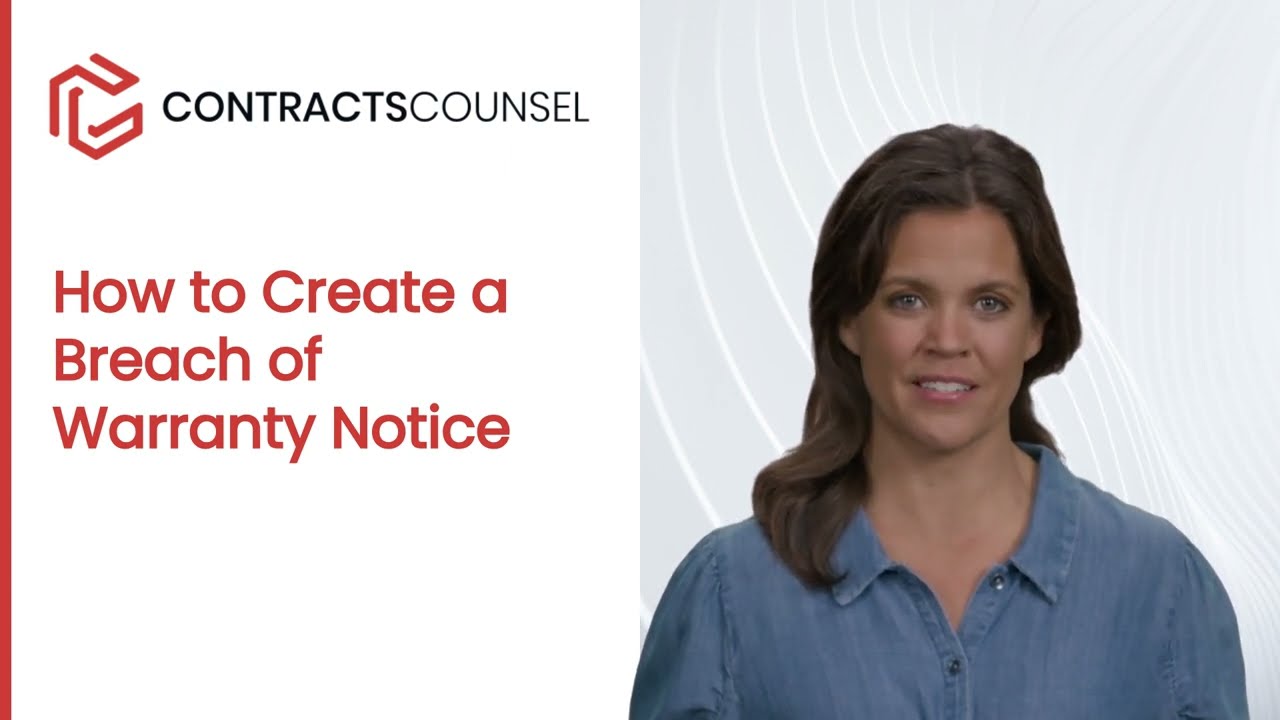How to Create a Breach of Warranty Notice [Templates Available]