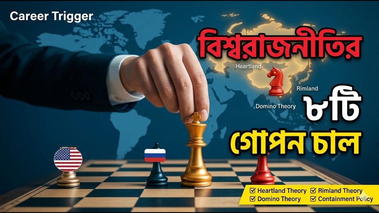 হার্টল্যান্ড থেকে বুশ ডকট্রিন: বিশ্ব রাজনীতির জটিল সমীকরণ সহজ ব্যাখ্যা