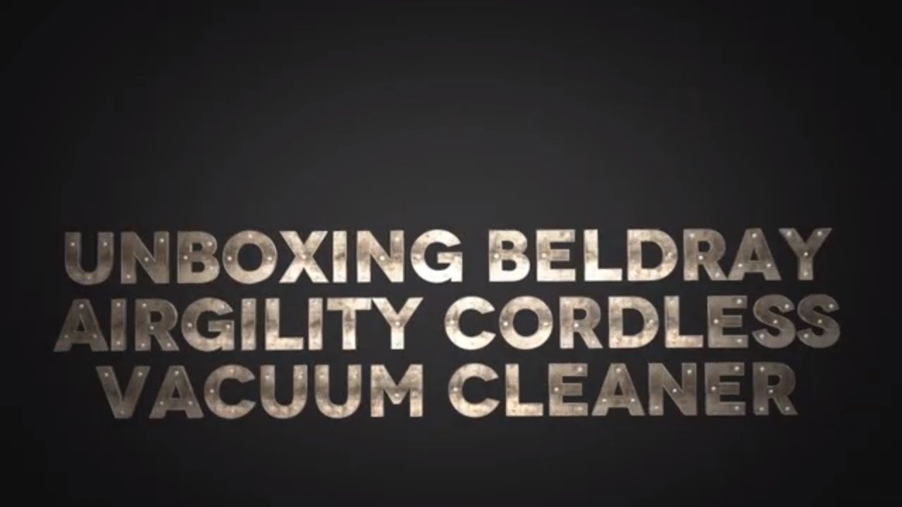 Unboxing Beldray Airgility vacuum cleaner