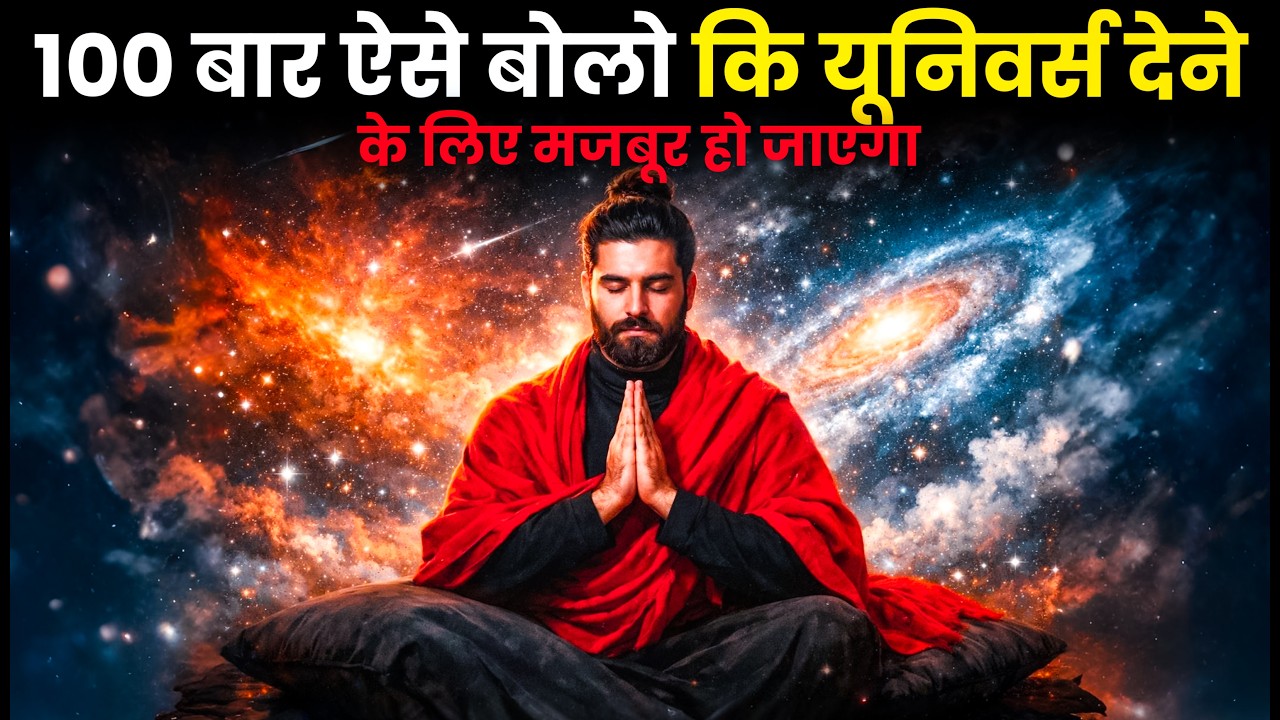 100 बार ये बोलो… 7 दिन में किस्मत बदलती दिखेगी | Power Of Words | Law Of Attraction