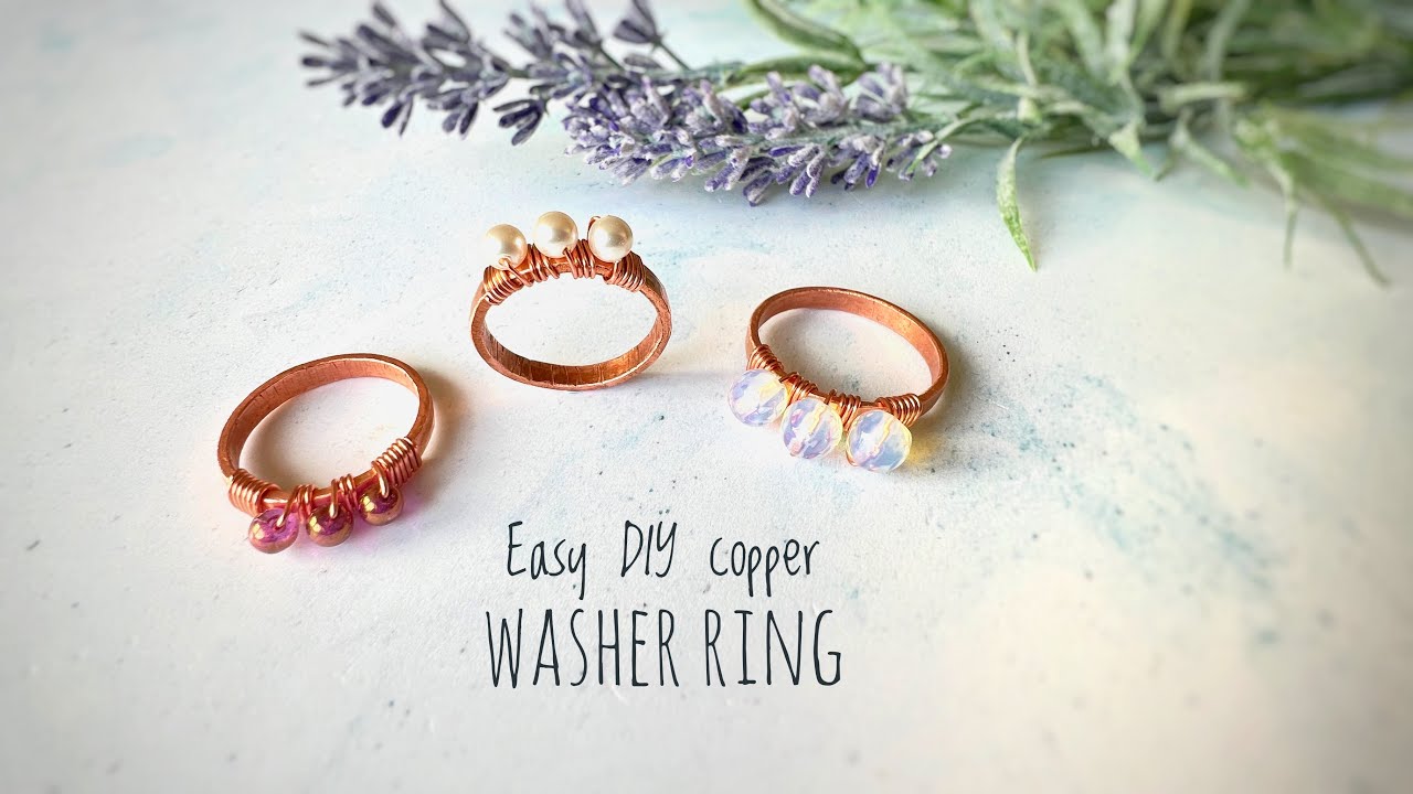 How to Make a Hammered Copper Ring - Easy Tutorial for Beginners!