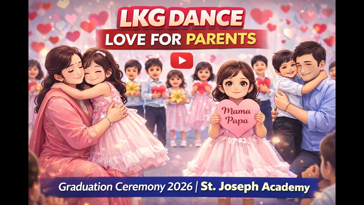 Most Emotional LKG Dance |Parents’ Love | Heart Touching|Mother & Father|St.Joseph Academy,Rewa|SJA|