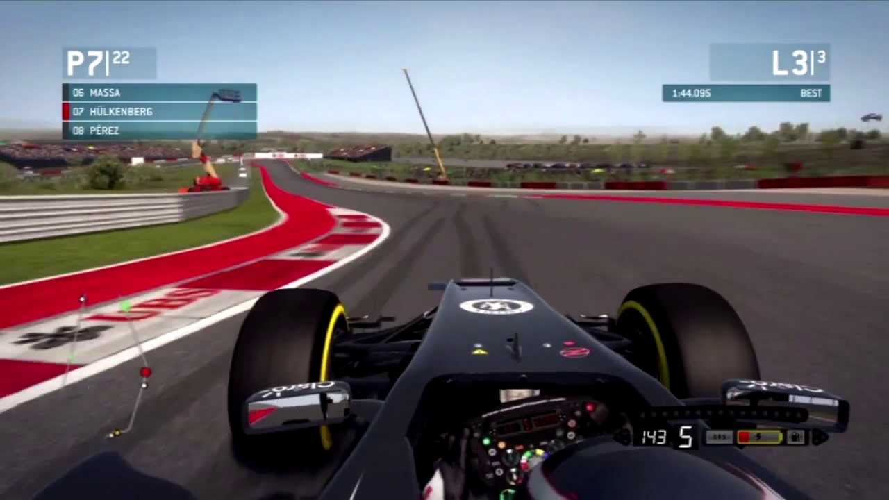 F1 2013 - America - 3 Laps as Nico Hulkenburg