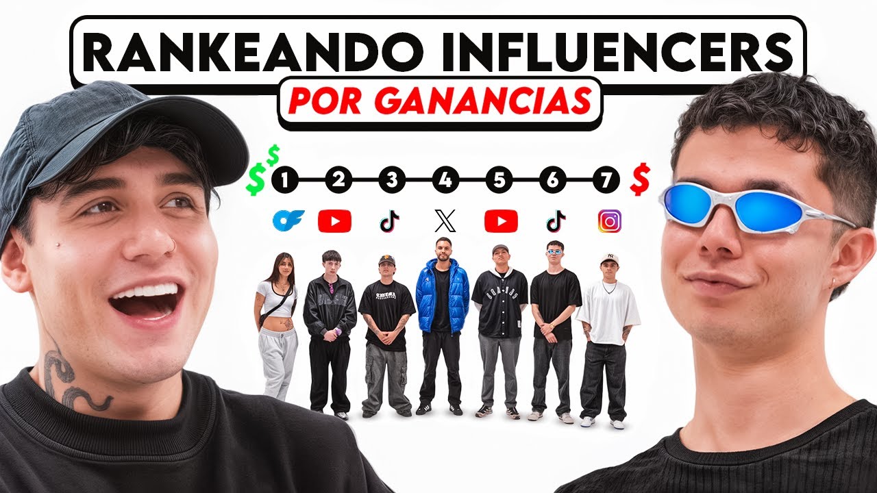 RANKEANDO INFLUENCERS POR SU DINERO