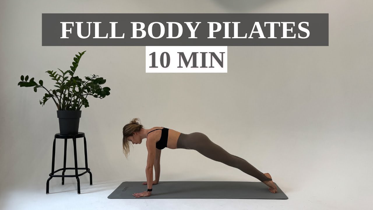 10 MIN BEGINNER PILATES WORKOUT ROUTINE FOR A TONED BODY (NO EQUIPMENT) | Rita Mark